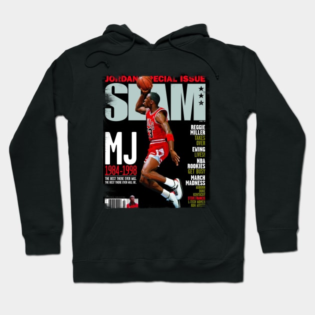 MJ SLAM MAGAZINE Hoodie by Buff Geeks Art